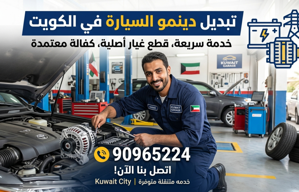 تبديل دينمو السيارة في الكويت